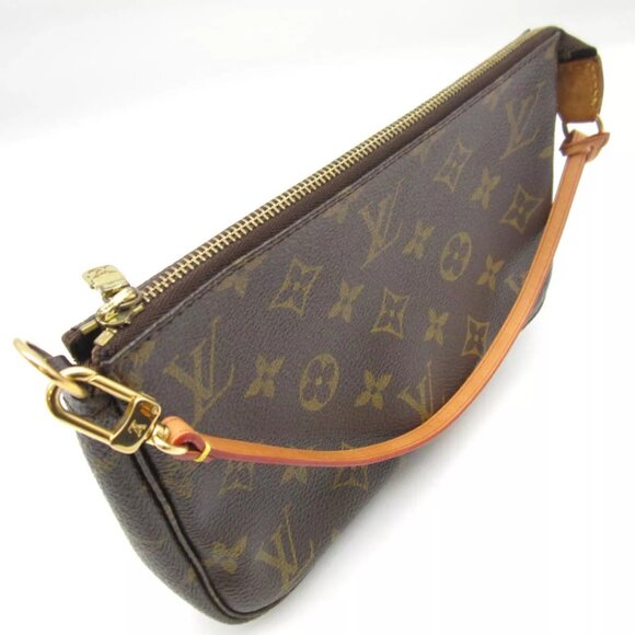 Authentic LOUIS VUITTON Accessory Pouch Pouch M51980 Monogram Canvas #603003 - Picture 9 of 16